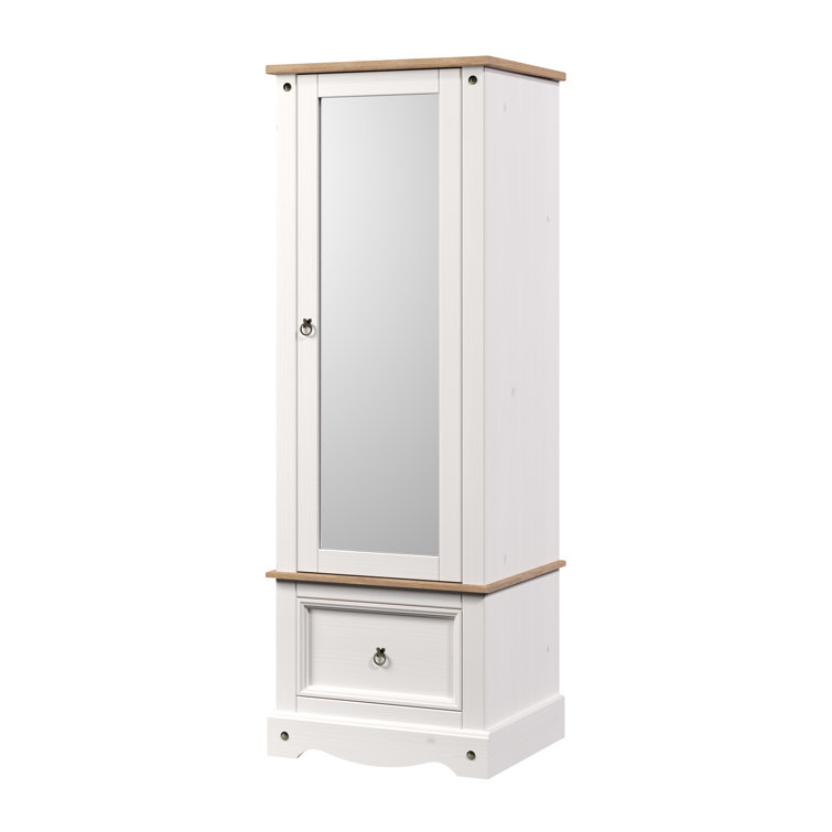 White shop single cupboard